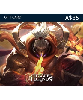 League of Legends 35 AUD Prepaid RP Card OCE Key 